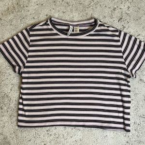 (3 for $20) / H&M - Divided Striped Crop Top
